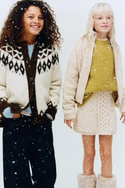 Niños ZARA 6 - 14 Años·Punto<CHAQUETA PUNTO JAQUARD