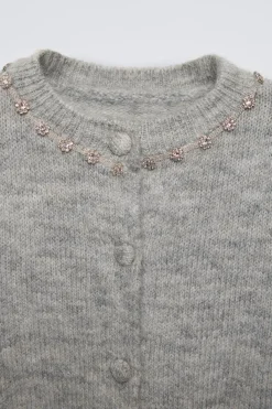 Niños ZARA 6 - 14 Años·Punto<CHAQUETA PUNTO JOYAS