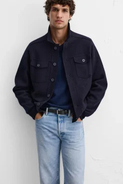 Outlet CHAQUETA PUNTO LANA Hombre Jerséis / Chaquetas