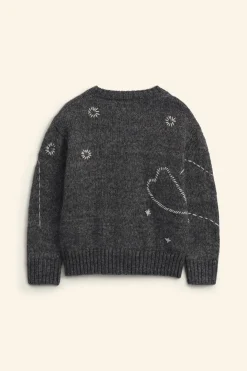 Niños ZARA 6 - 14 Años·Punto<CHAQUETA PUNTO LANA FLORES BORDADAS LIMITED EDITION