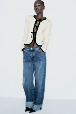 New CHAQUETA PUNTO LAZADAS Mujer Cárdigan / Jerséis|Punto