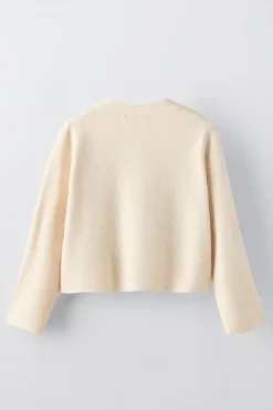 Niños ZARA 6 - 14 Años·Punto|6 - 14 Años·Total Look<CHAQUETA PUNTO LAZOS