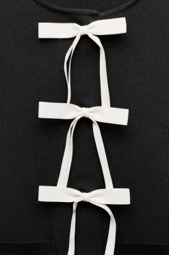 Clearance CHAQUETA PUNTO LAZOS Mujer Cárdigan / Jerséis|Punto