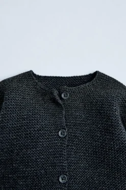 Niños ZARA 0 - 6 Meses·Punto|0 - 6 Meses·Básicos<CHAQUETA PUNTO LINKS