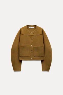 Fashion CHAQUETA PUNTO LISO Mujer Cárdigan / Jerséis|Punto