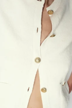 Discount CHAQUETA PUNTO LISO Mujer Cárdigan / Jerséis|Punto