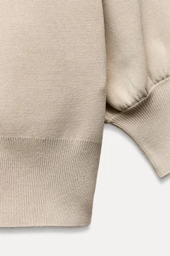 Best CHAQUETA PUNTO LISO BOTÓN FLOR Mujer Cárdigan / Jerséis|Punto