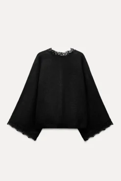 Online CHAQUETA PUNTO MANGA ANCHA Mujer Cárdigan / Jerséis|Punto