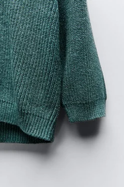 Niños ZARA 6 - 18 Meses·Punto<CHAQUETA PUNTO PICO