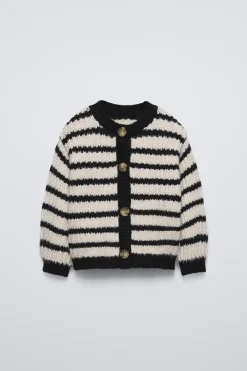 Niños ZARA 1½ - 6 Años·Punto|6 - 18 Meses·Punto<CHAQUETA PUNTO RAYAS