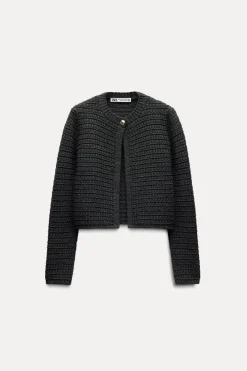 Discount CHAQUETA PUNTO UN BOTÓN Mujer Cárdigan / Jerséis|Punto