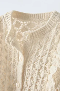 Niños ZARA 1½ - 6 Años·Punto|6 - 18 Meses·Punto<CHAQUETA PUNTO VOLANTES