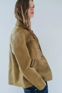 Discount CHAQUETA RECTA PIEL 100% ZW COLLECTION Mujer Chaquetas / Cazadoras