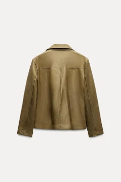 Discount CHAQUETA RECTA PIEL 100% ZW COLLECTION Mujer Chaquetas / Cazadoras