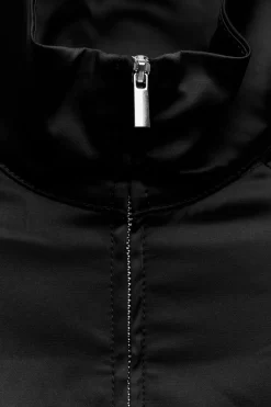 Discount CHAQUETA SATINADA BANDA LATERAL Mujer Chaquetas / Cazadoras