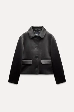 Discount CHAQUETA SATINADA ZW COLLECTION Mujer Chaquetas / Cazadoras