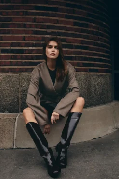 Fashion CHAQUETA SOFT CINTURÓN Mujer Chaquetas / Cazadoras