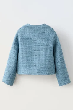 Niños ZARA 6 - 14 Años·Abrigos<CHAQUETA TEXTURA BOTONES