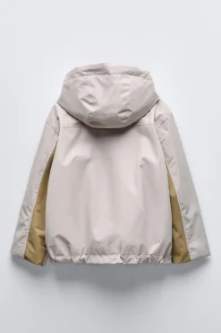 Niños ZARA 6 - 14 Años·Abrigos<CHUBASQUERO COLOR BLOCK WATER REPELLENT