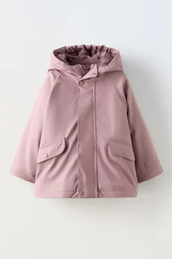 Niños ZARA 1½ - 6 Años·Total Look|6 - 18 Meses·Abrigos / Buzos<CHUBASQUERO FORRADO WATER REPELLENT