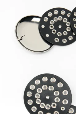 Clearance CINTURÓN CÍRCULOS PIEL TACHAS Mujer Accesorios / Bisuteria