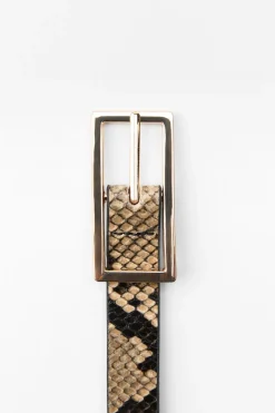 Online CINTURÓN FINO ESTAMPADO ANIMAL Mujer Accesorios / Bisuteria