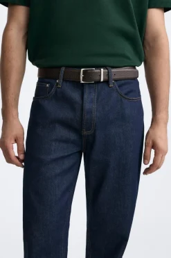 Outlet CINTURÓN PIEL GRABADA Hombre Piel|Accesorios