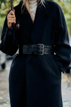 Sale CINTURÓN PIEL HEBILLA RECTANGULAR Mujer Accesorios / Bisuteria