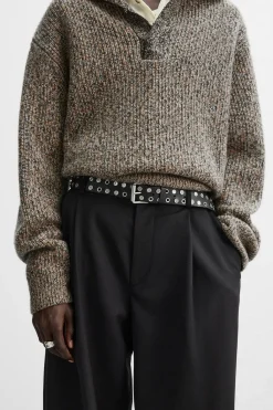 Best CINTURÓN PIEL TACHAS X NANUSHKA Hombre Accesorios