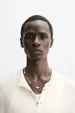 Fashion COLLAR ABALORIOS METÁLICOS X NANUSHKA Hombre Accesorios