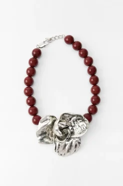 Clearance COLLAR BOLAS FLOR LABRADA Mujer Accesorios / Bisuteria