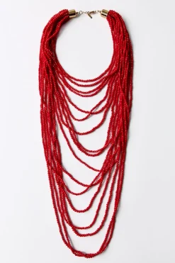 Online COLLAR CASCADA ABALORIOS Mujer Accesorios / Bisuteria