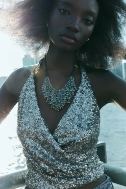 Outlet COLLAR COMBINADO TEJIDO BOLAS Mujer Accesorios / Bisuteria