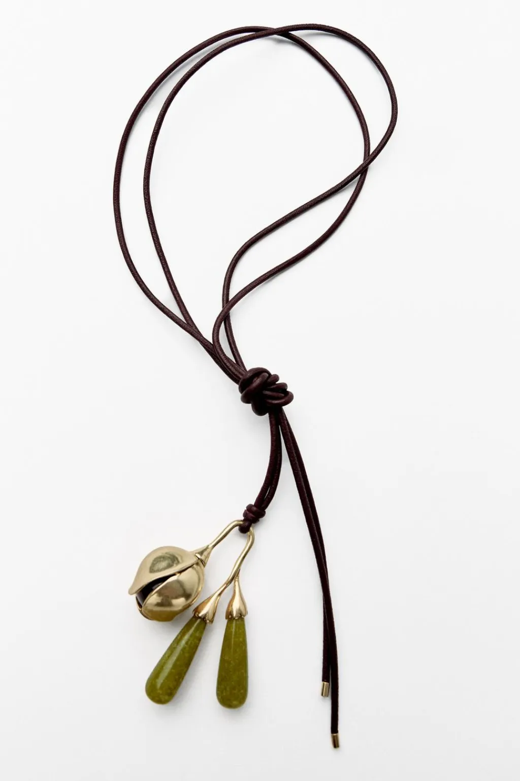 Outlet COLLAR CORDÓN FLOR PIEDRA Mujer Accesorios / Bisuteria