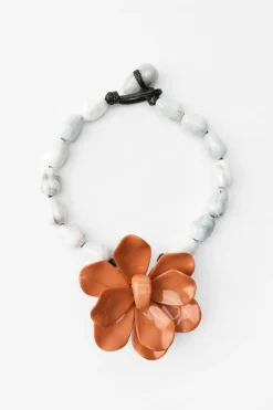 Best COLLAR CORDÓN PIEZAS FLOR Mujer Accesorios / Bisuteria