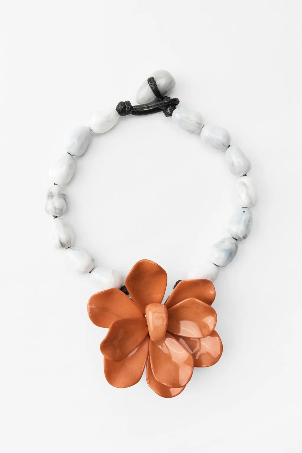 Best COLLAR CORDÓN PIEZAS FLOR Mujer Accesorios / Bisuteria