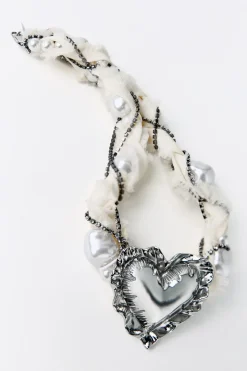 Clearance COLLAR PERLAS JOYAS CORAZÓN Mujer Accesorios / Bisuteria