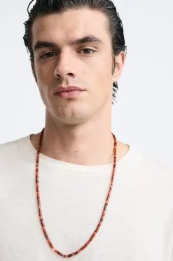 Sale COLLAR PIEDRAS CONTRASTE Hombre Accesorios