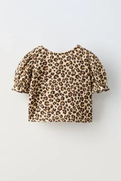 Niños ZARA 6 - 14 Años·Camisetas|6 - 14 Años·Faldas / Bermudas<CONJUNTO BAMBULA ANIMAL PRINT