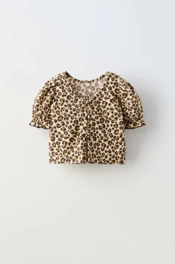 Niños ZARA 6 - 14 Años·Camisetas|6 - 14 Años·Faldas / Bermudas<CONJUNTO BAMBULA ANIMAL PRINT