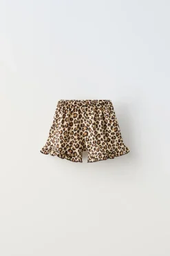Niños ZARA 6 - 14 Años·Camisetas|6 - 14 Años·Faldas / Bermudas<CONJUNTO BAMBULA ANIMAL PRINT