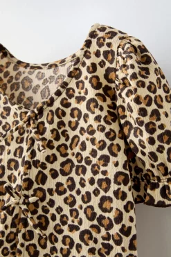 Niños ZARA 6 - 14 Años·Camisetas|6 - 14 Años·Faldas / Bermudas<CONJUNTO BAMBULA ANIMAL PRINT