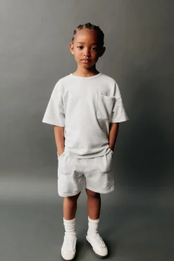 Niños ZARA 1½ - 6 Años·Camisetas|1½ - 6 Años·Faldas / Bermudas<CONJUNTO CAMISETA BOLSILLO Y BERMUDA