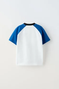 Niños ZARA 6 - 14 Años·Camisetas|6 - 14 Años·Pantalones<CONJUNTO CAMISETA RANGLAN Y BERMUDA