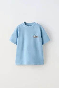 Niños ZARA 6 - 14 Años·Camisetas|6 - 14 Años·Pantalones<CONJUNTO CAMISETA Y BERMUDA GARMENT DYE