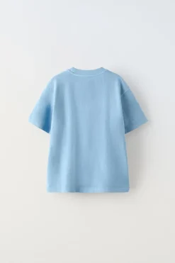 Niños ZARA 6 - 14 Años·Camisetas|6 - 14 Años·Pantalones<CONJUNTO CAMISETA Y BERMUDA GARMENT DYE