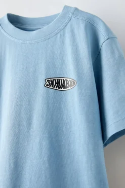 Niños ZARA 6 - 14 Años·Camisetas|6 - 14 Años·Pantalones<CONJUNTO CAMISETA Y BERMUDA GARMENT DYE