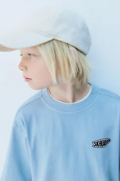 Niños ZARA 6 - 14 Años·Camisetas|6 - 14 Años·Pantalones<CONJUNTO CAMISETA Y BERMUDA GARMENT DYE