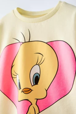 Niños ZARA 1½ - 6 Años·Camisetas|1½ - 6 Años·Leggings<CONJUNTO CAMISETA Y LEGGING CICLISTA TWEETY ™ LOONEY TUNES