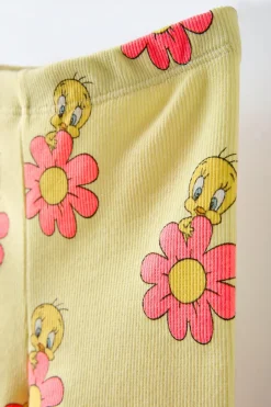 Niños ZARA 1½ - 6 Años·Camisetas|1½ - 6 Años·Leggings<CONJUNTO CAMISETA Y LEGGING CICLISTA TWEETY ™ LOONEY TUNES